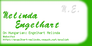 melinda engelhart business card